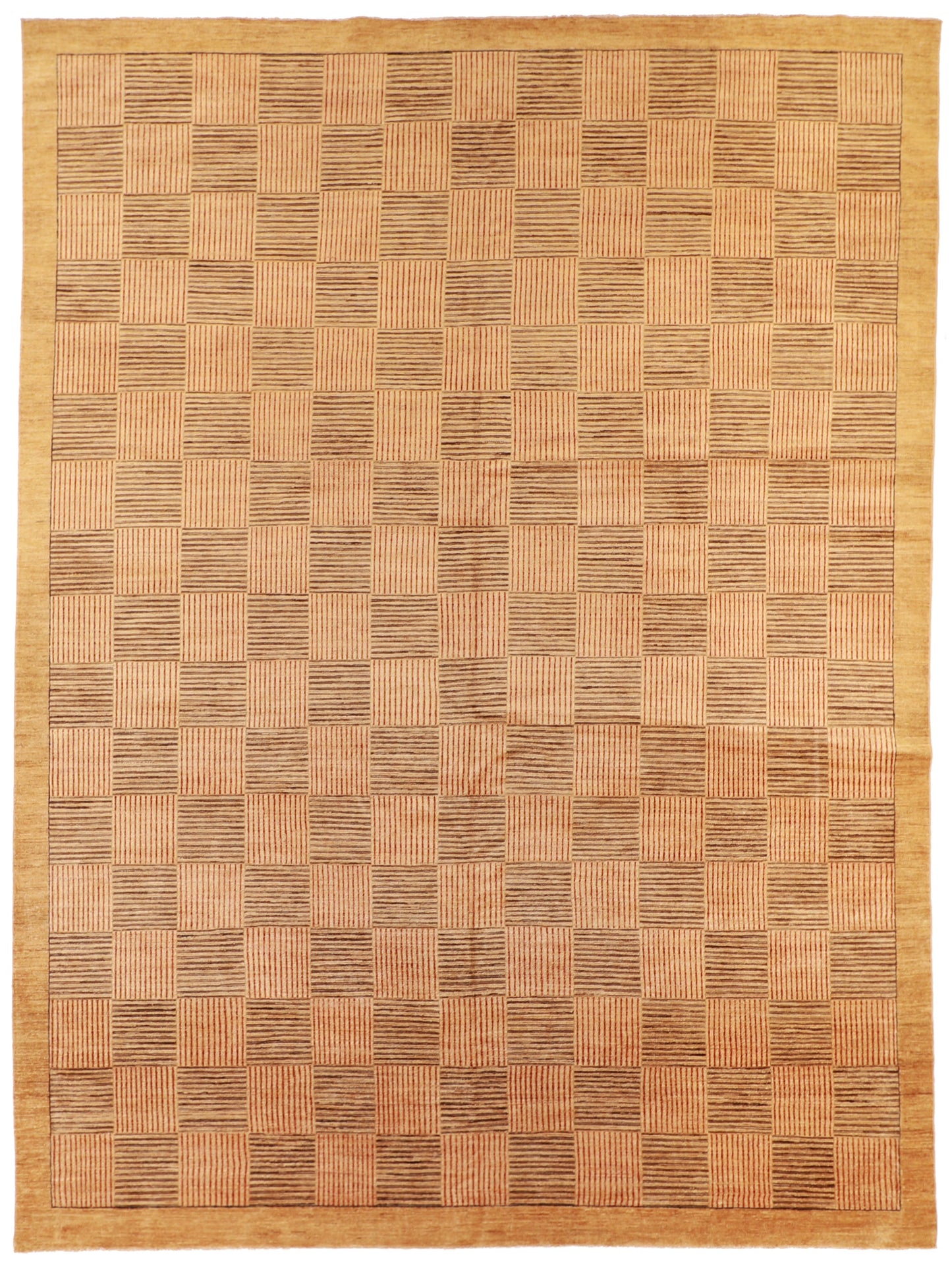 10x13 - Modern Fine All Over Rectangle - Hand Knotted Rug