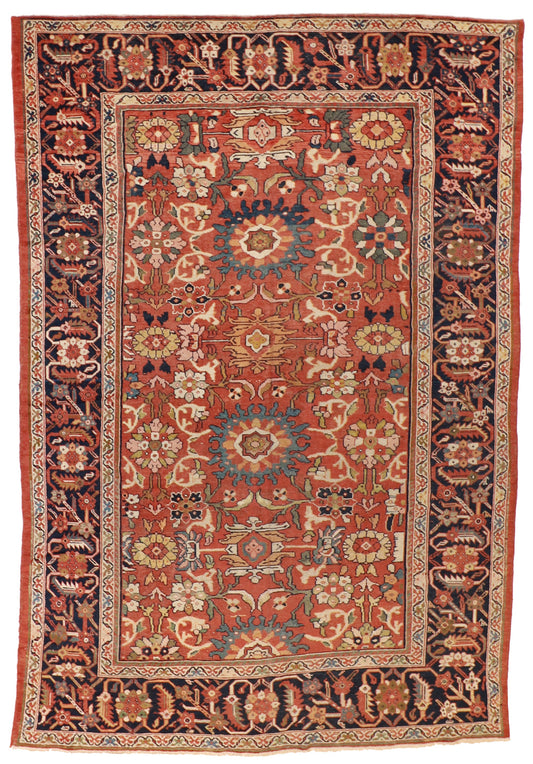 9 x 12 - Kurdish Fine/Wool Geometric Rectangle - Hand Knotted Rug