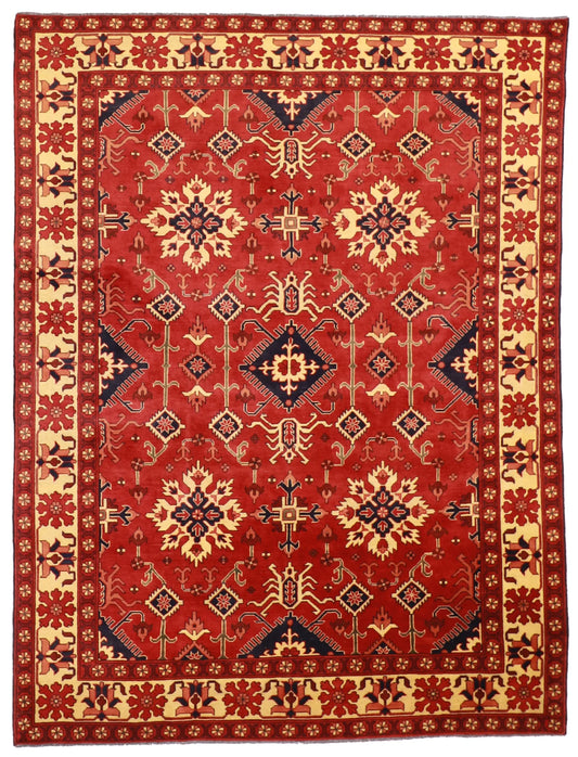 7x10 - Bakhtiarie Wool All Over Rectangle - Hand Knotted Rug