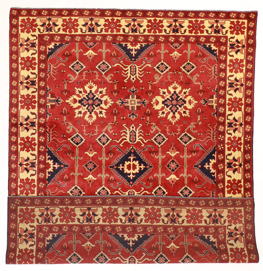 7x10 - Bakhtiarie Wool All Over Rectangle - Hand Knotted Rug