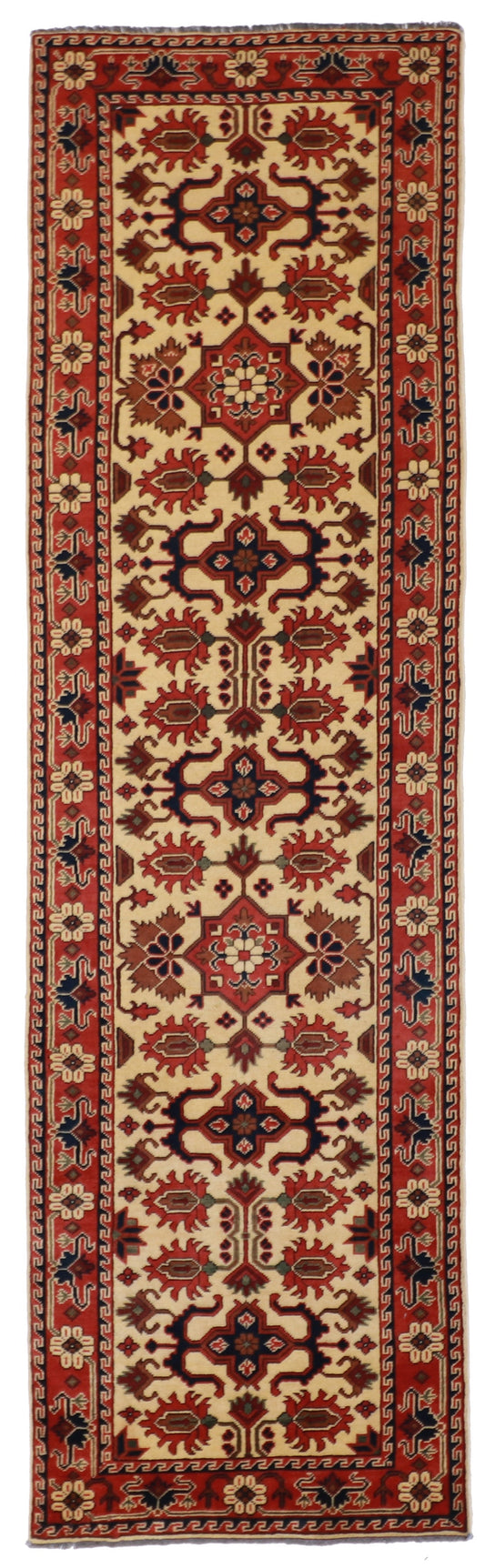 Runner - Hamadan Fine All Over Rectangle - Hand Knotted Rug