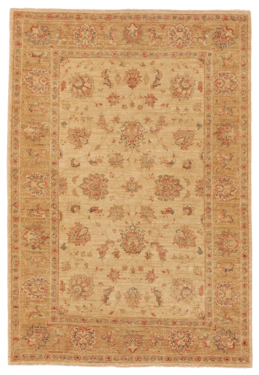 4x6 - Kerman Fine/Wool All Over Rectangle - Hand Knotted Rug