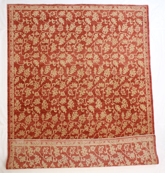 9.2x12.3 - Azarie Fine/Wool All Over Rectangle - Hand Knotted Rug