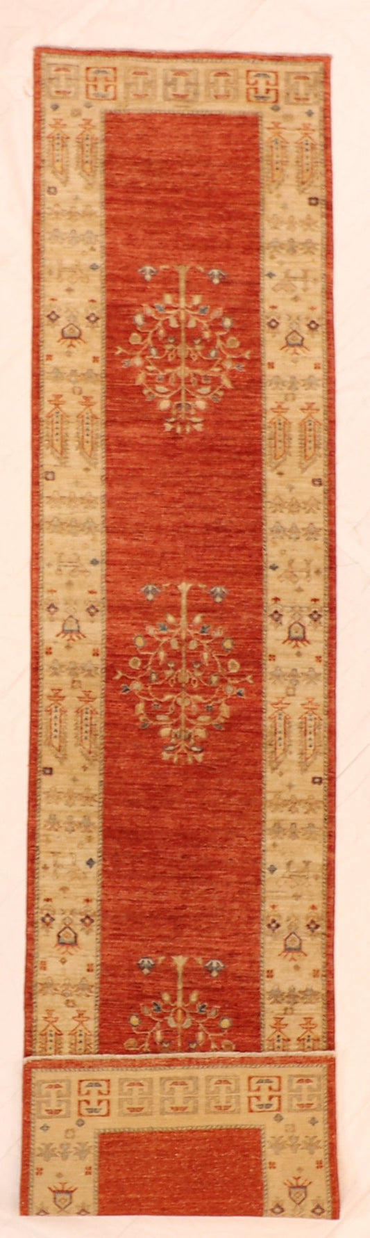 Runner - Tabriz Fine All Over Rectangle - Hand Knotted Rug