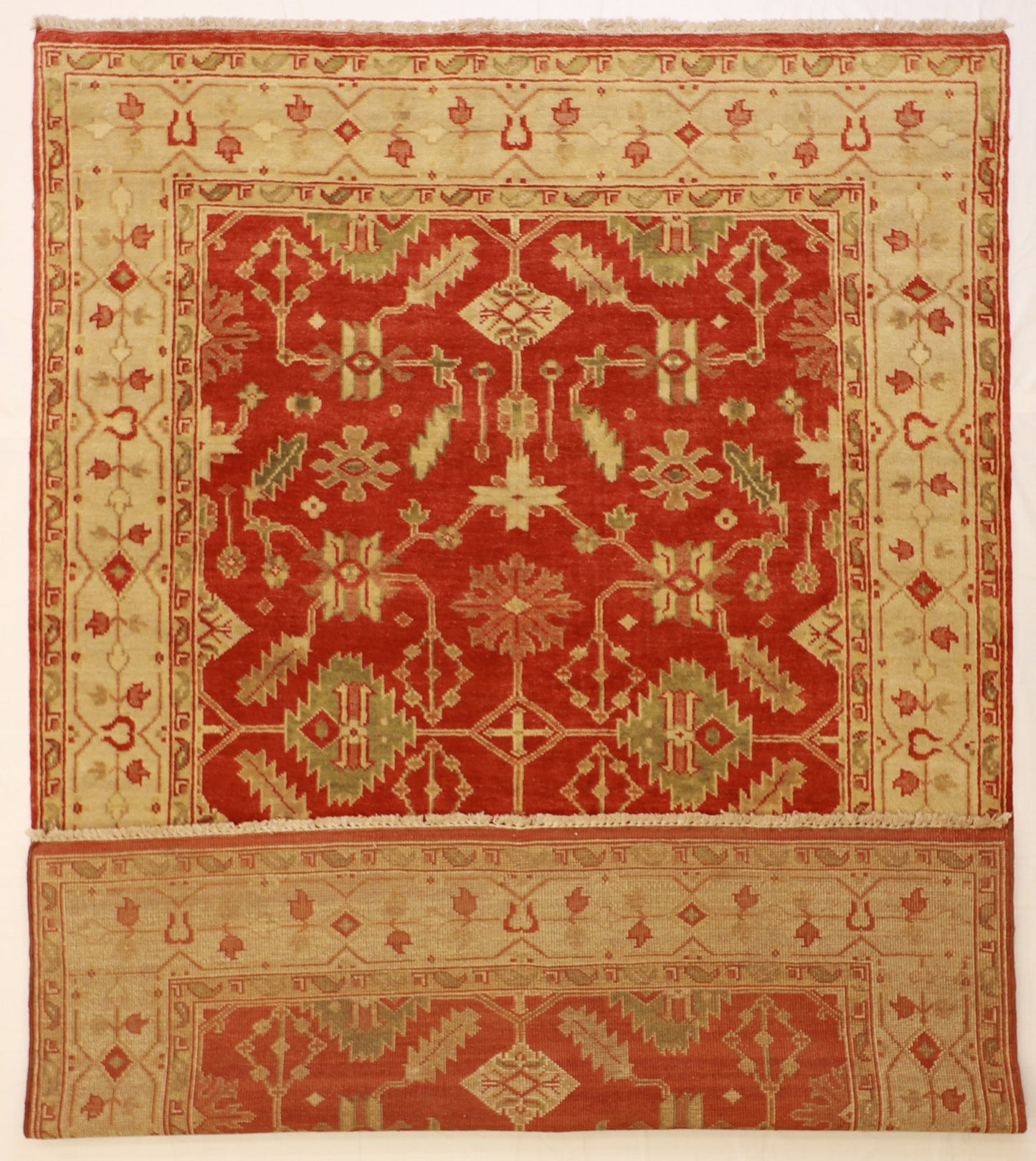 6x9 - Heriz Wool All Over Rectangle - Hand Knotted Rug
