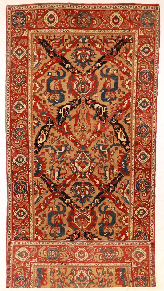7 x 16 - Serapie Fine/Wool All Over Rectangle - Hand Knotted Rug