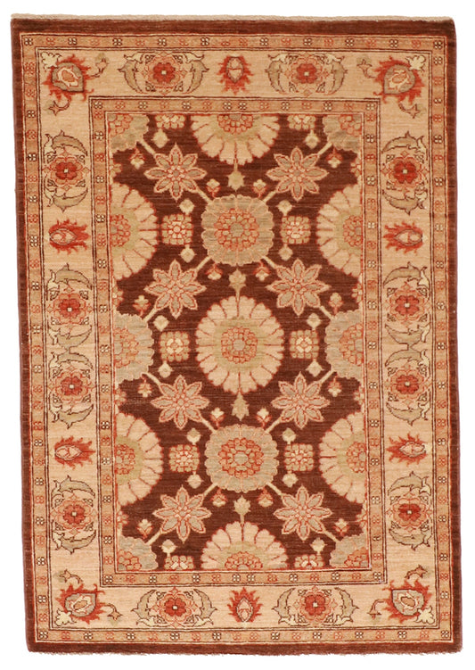 3x5 - Isfahan Fine/Wool Floral Rectangle - Hand Knotted Rug