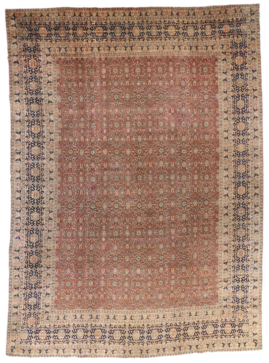 10 x 14 - Frahan Fine/Wool All Over Rectangle - Hand Knotted Rug