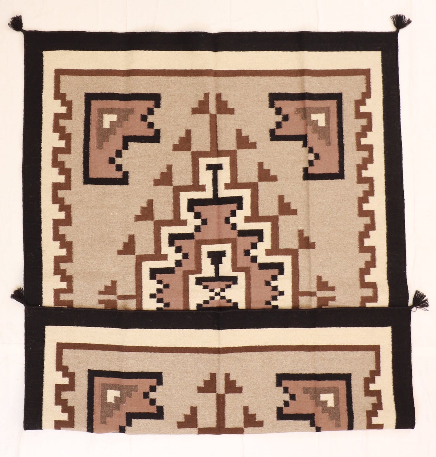 5x7 - Navajo Fine Wool All Over Rectangle - Hand Knotted Rug