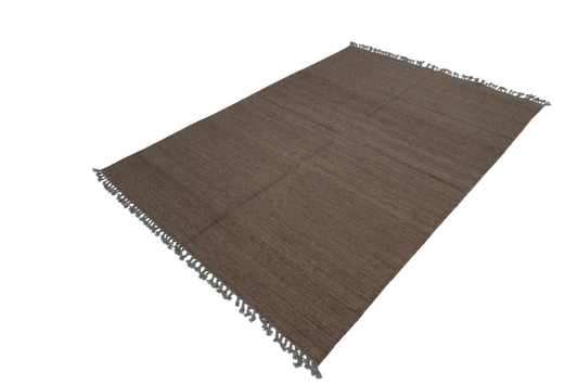 W 4 L 6 Modern 100% Wool Hand-Woven Geometric Design - 57755