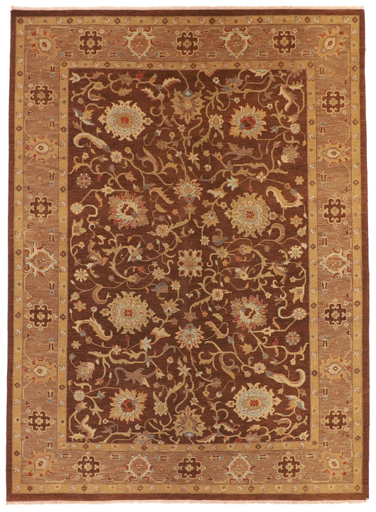 10x14 - Sh Abbas Fine/Wool Traditional Rectangle - Hand Knotted Rug