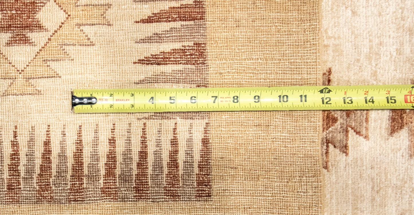 W 5.9 L 9 Kilim 100% Wool Hand-Woven Navajo Design - 57996