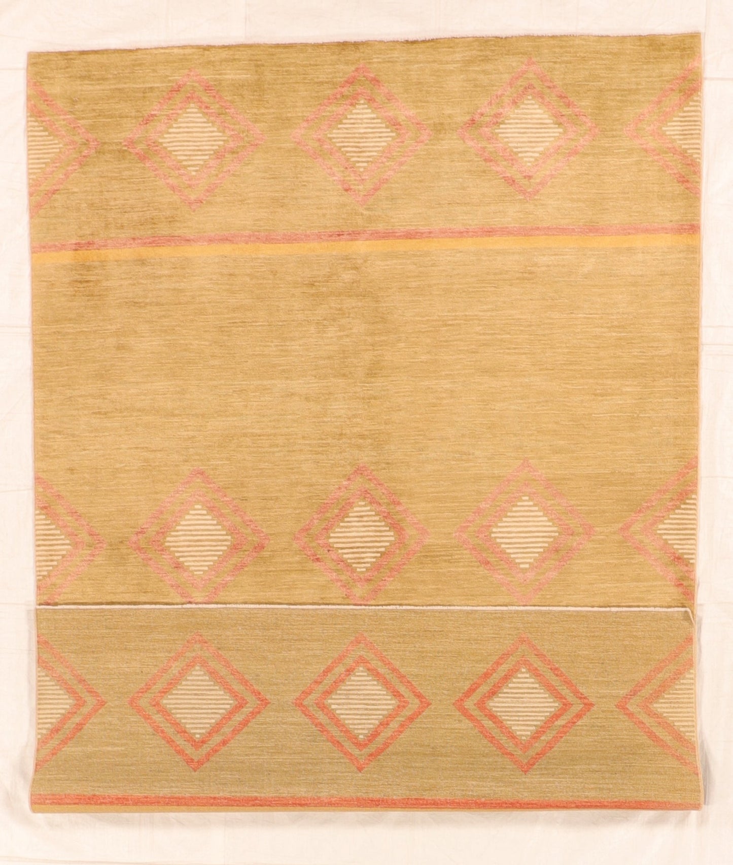 6x9 - Navajo Fine Wool All Over Rectangle - Hand Knotted Rug
