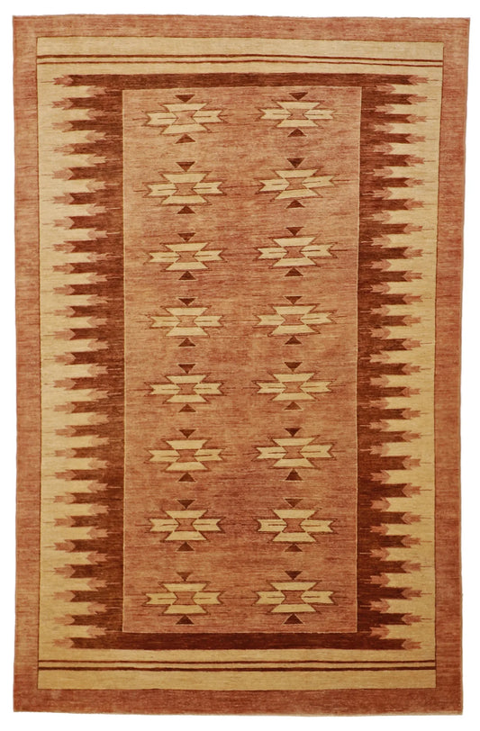 5x7 - Mountain Modern Fine All Over Rectangle - Hand Knotted Rug