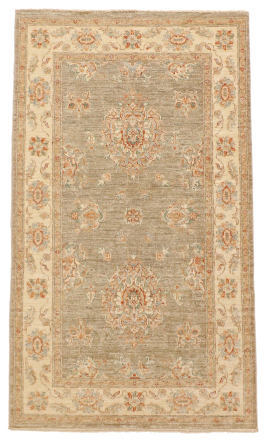 3x5 - Mashad Fine/Wool All Over Rectangle - Hand Knotted Rug
