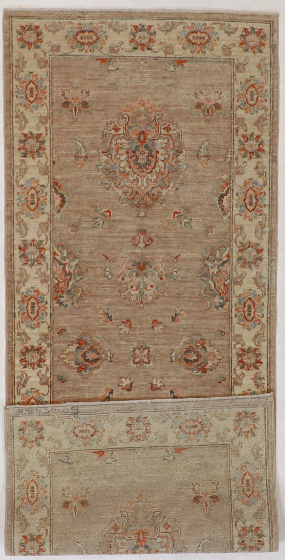 2.6 x 6.4 Runner- Isfahan Fine All Over Rectangle - Hand Knotted Rug