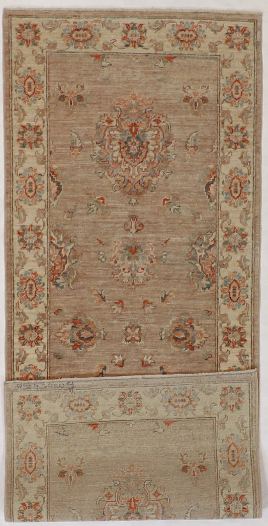 2.6 x 6.4 Runner- Isfahan Fine All Over Rectangle - Hand Knotted Rug