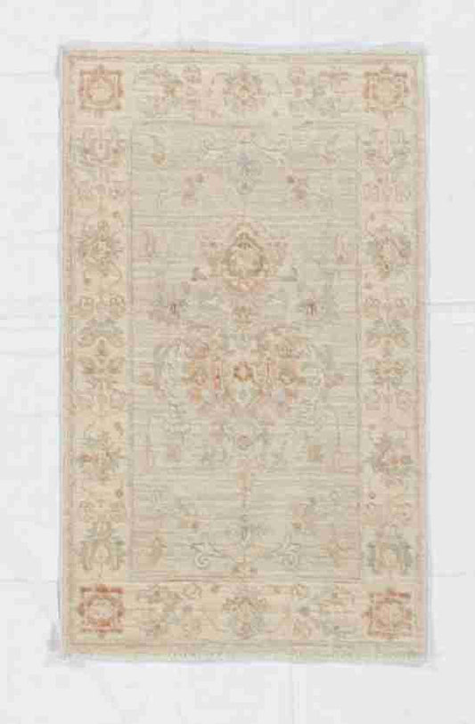 W 1.9 - L 3 - Qum Fine All Over Rectangle - Finest Hand-Knotted Quality Wool - 58108