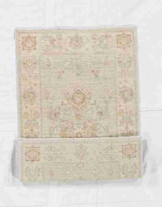 W 1.9 - L 3 - Qum Fine All Over Rectangle - Finest Hand-Knotted Quality Wool - 58108