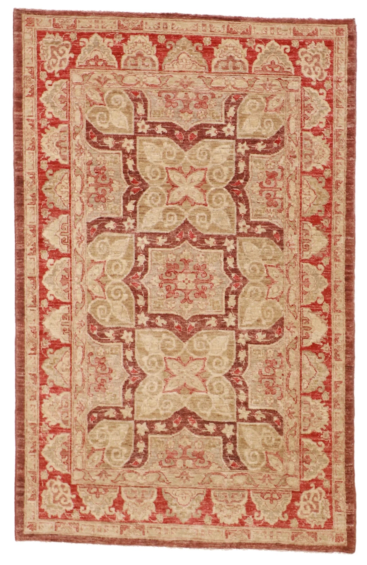 4x6 - Sh Abbas Fine/Wool All Over Rectangle - Hand Knotted Rug