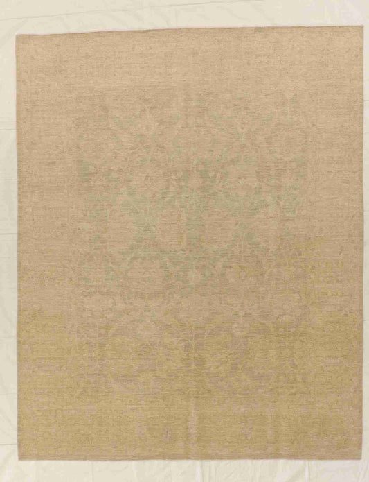 W 8 - L 9.10 - Tree of Life Wool Transitional Rectangle - Finest Hand-Knotted Quality Wool - 58249