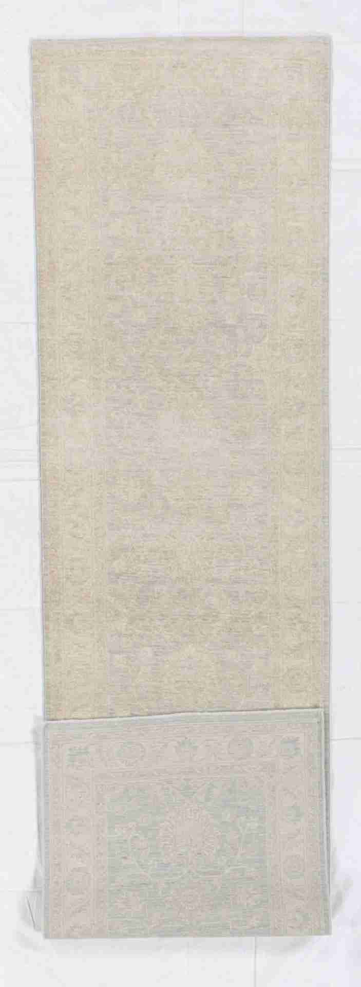 W 2.7 - L 9.10 - Seneh Fine/Wool All Over Rectangle - Finest Hand-Knotted Quality Wool - 58252