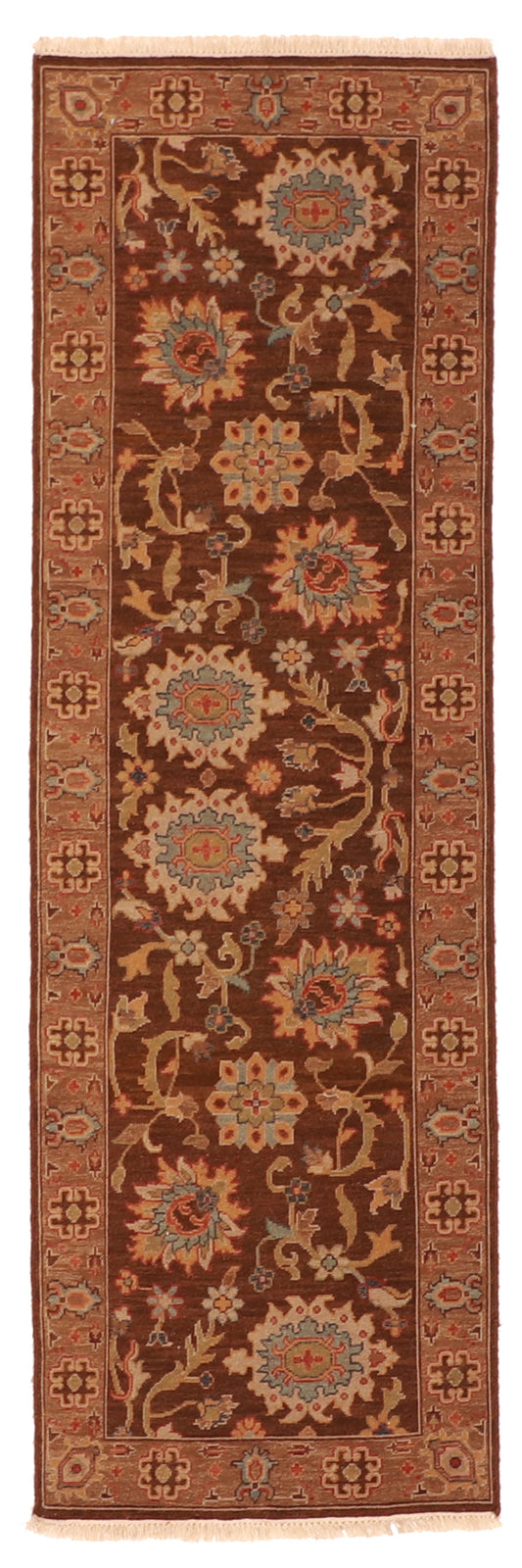 Runner - Mahal Fine/Wool All Over Rectangle - Hand Knotted Rug
