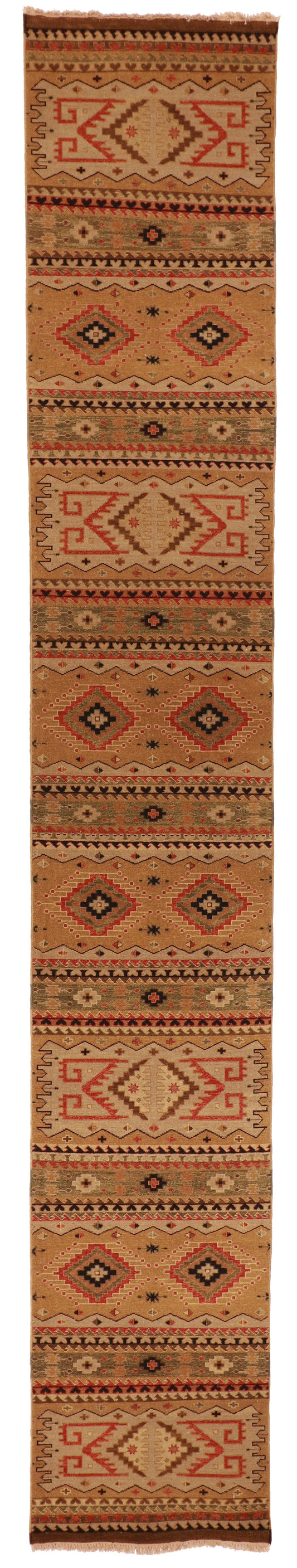 Runner  - Heriz Fine All Over Rectangle - Hand Knotted Rug