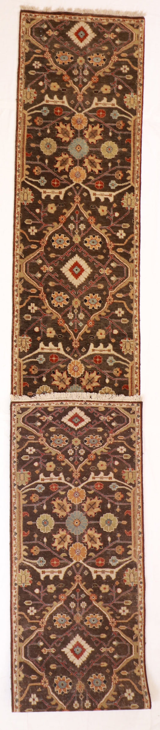 ✨ Handwoven 3×20 Persian Mahal Wool Runner — 🇮🇷 All-Over Design in Rich Jewel Tones