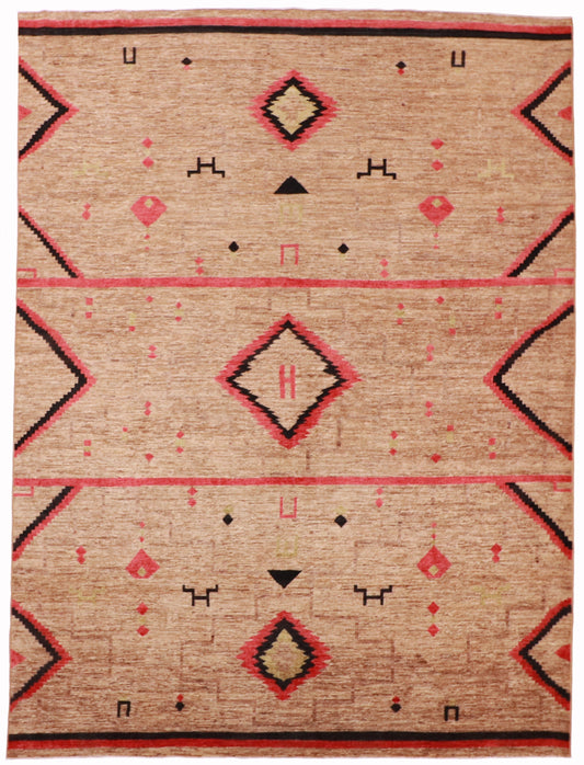 9 x 12 - Mountain Modern Fine All Over Rectangle - Hand Knotted Rug