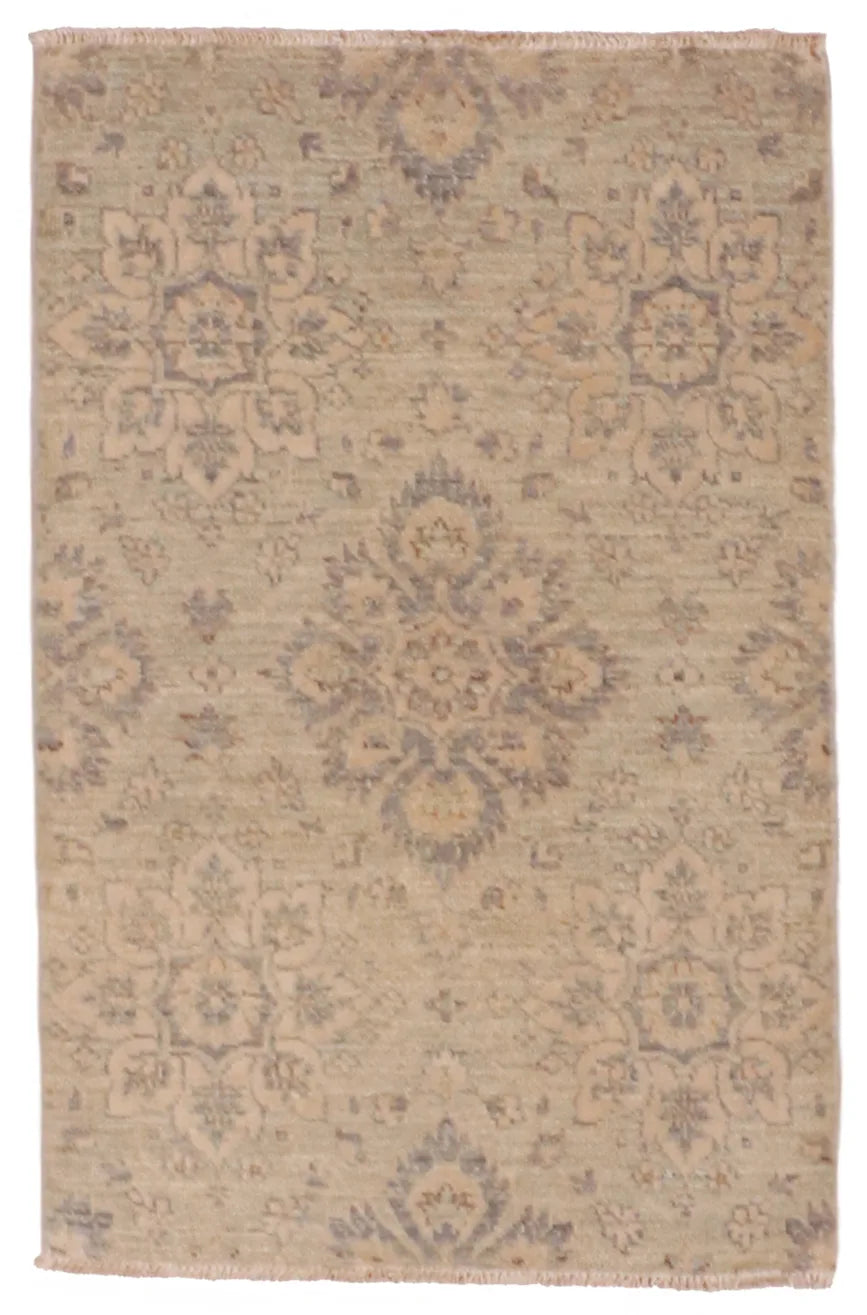 W 2 L 3.1 Tabriz Silk And Wool Blend Handmade All Over Design - 59909