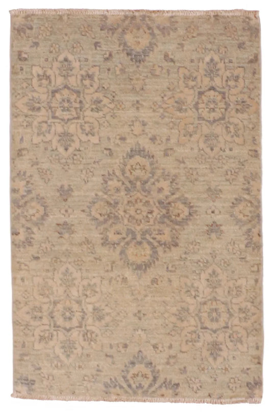 W 2 L 3.1 Tabriz Silk And Wool Blend Handmade All Over Design - 59909