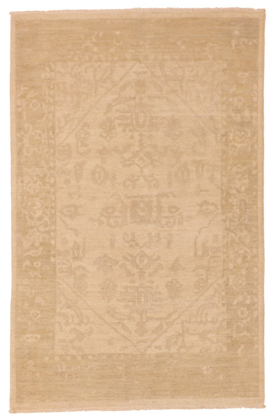 4x6 - Heriz Silk/Wool All Over Rectangle - Hand Knotted Rug