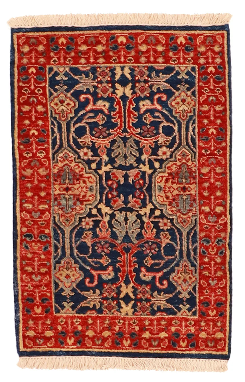 W 2 L 3 Mahal 100% Wool Handmade All Over Design - 60035