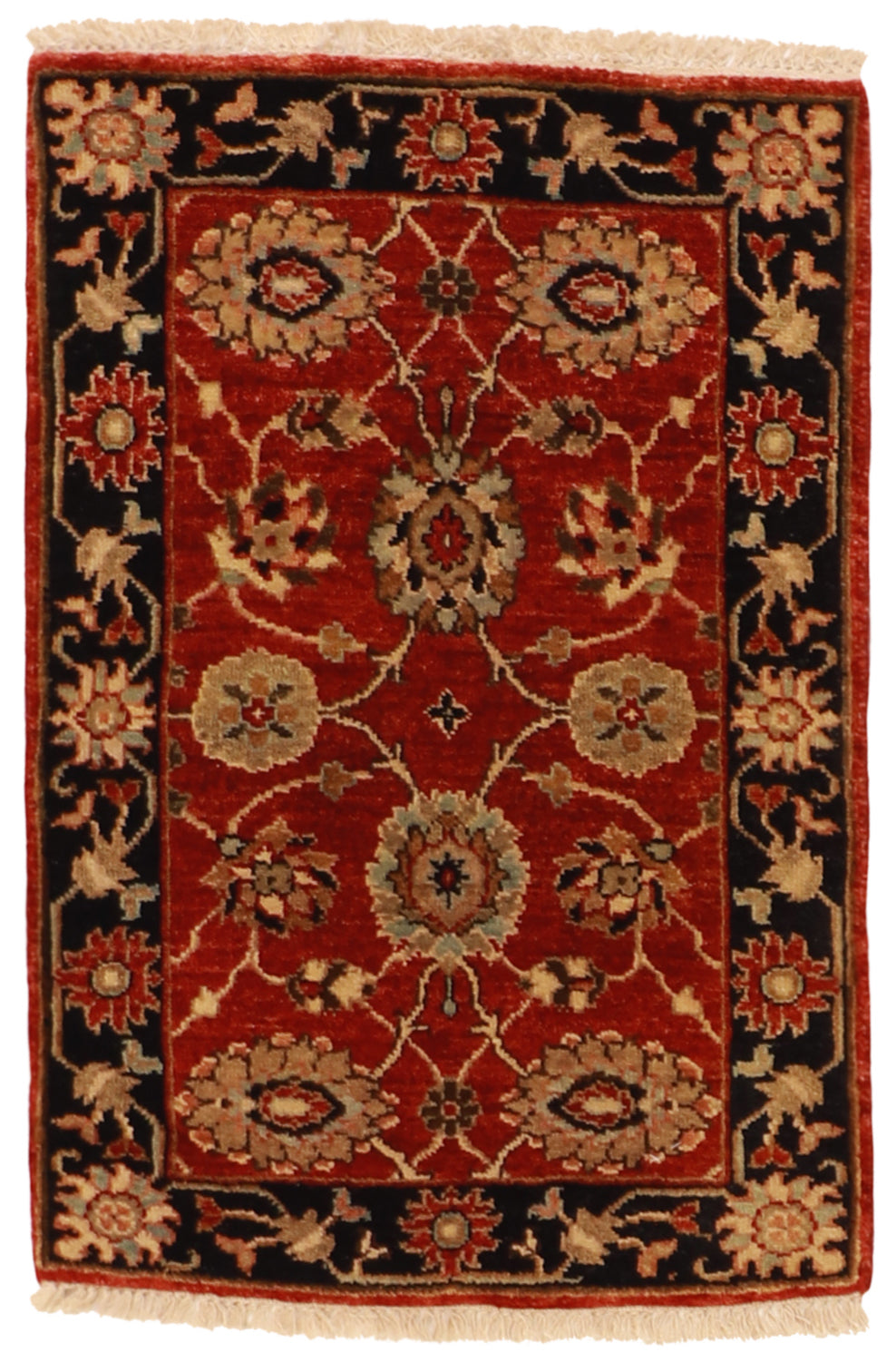 W 2 L 3 Sultan Abad 100% Wool Handmade All Over Design - 60040