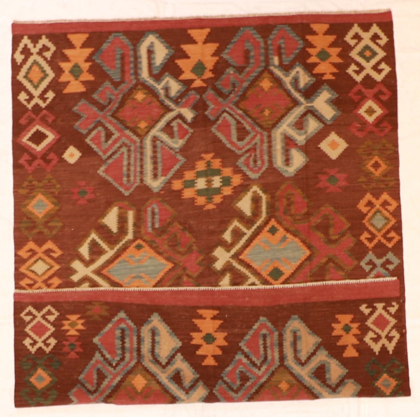 5x7 - Kilim Fine/Wool All Over Rectangle - Hand Knotted Rug