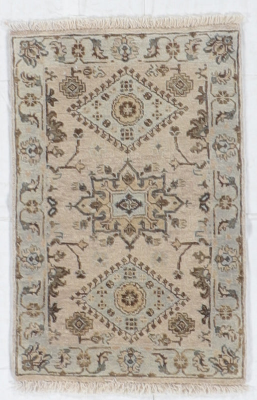 W 2 L 3 Heriz 100% Wool Handmade All Over Design - 60308