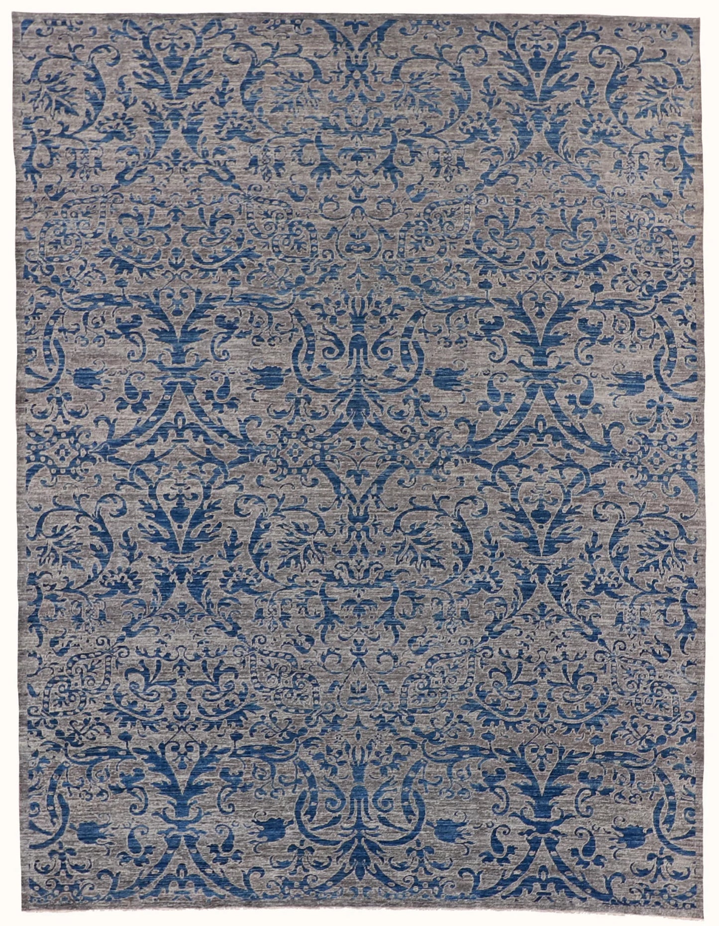 W 8 L 10.4 Isfahan 100% Wool Handmade All Over Design - 60385