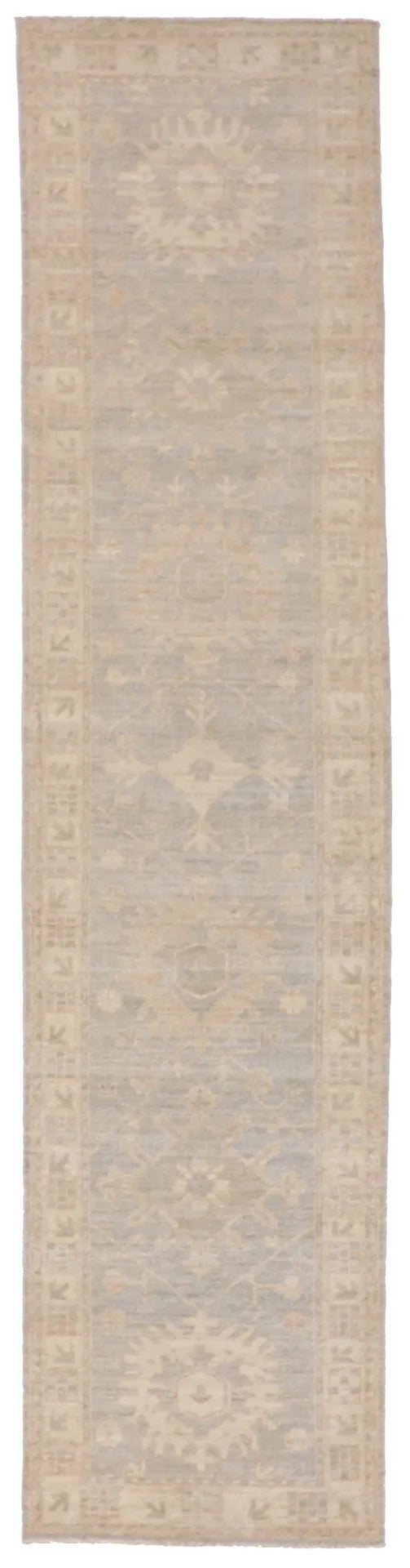 W 2.10 - L 11.8 - Heriz Fine/Wool All Over Rectangle - Finest Hand-Knotted Quality Wool - 60430