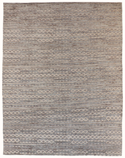 W 8 L 10 Moroccan 100% Wool Handmade All Over Design - 60620