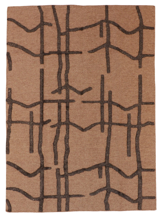 5x7 - Kilim Fine/Wool All Over Rectangle - Hand Knotted Rug