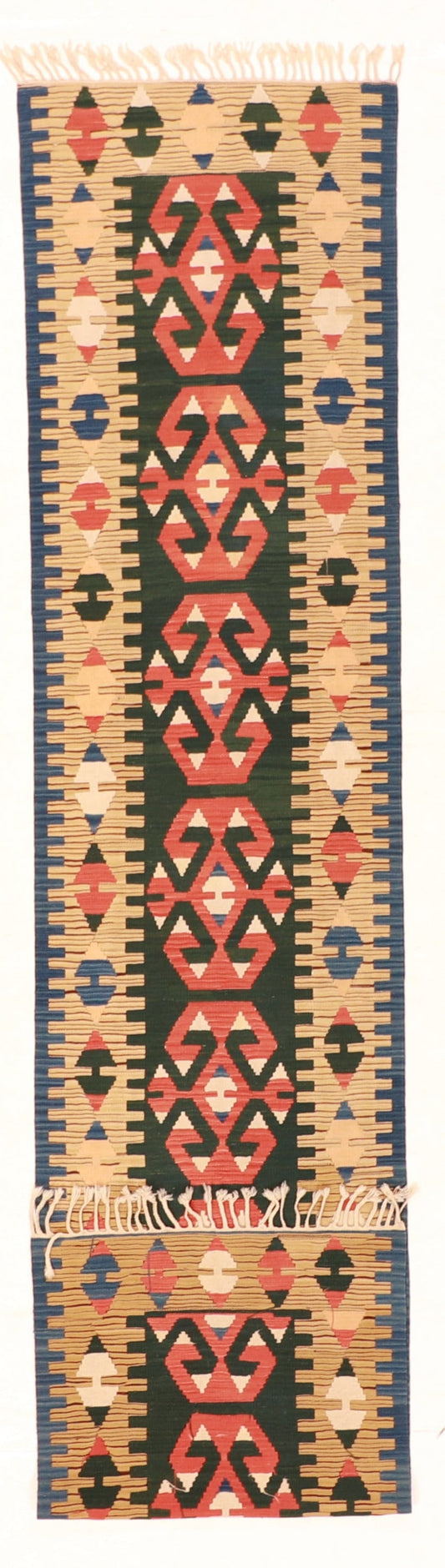 Runner - Kilim Fine/Wool All Over Rectangle - Hand Knotted Rug