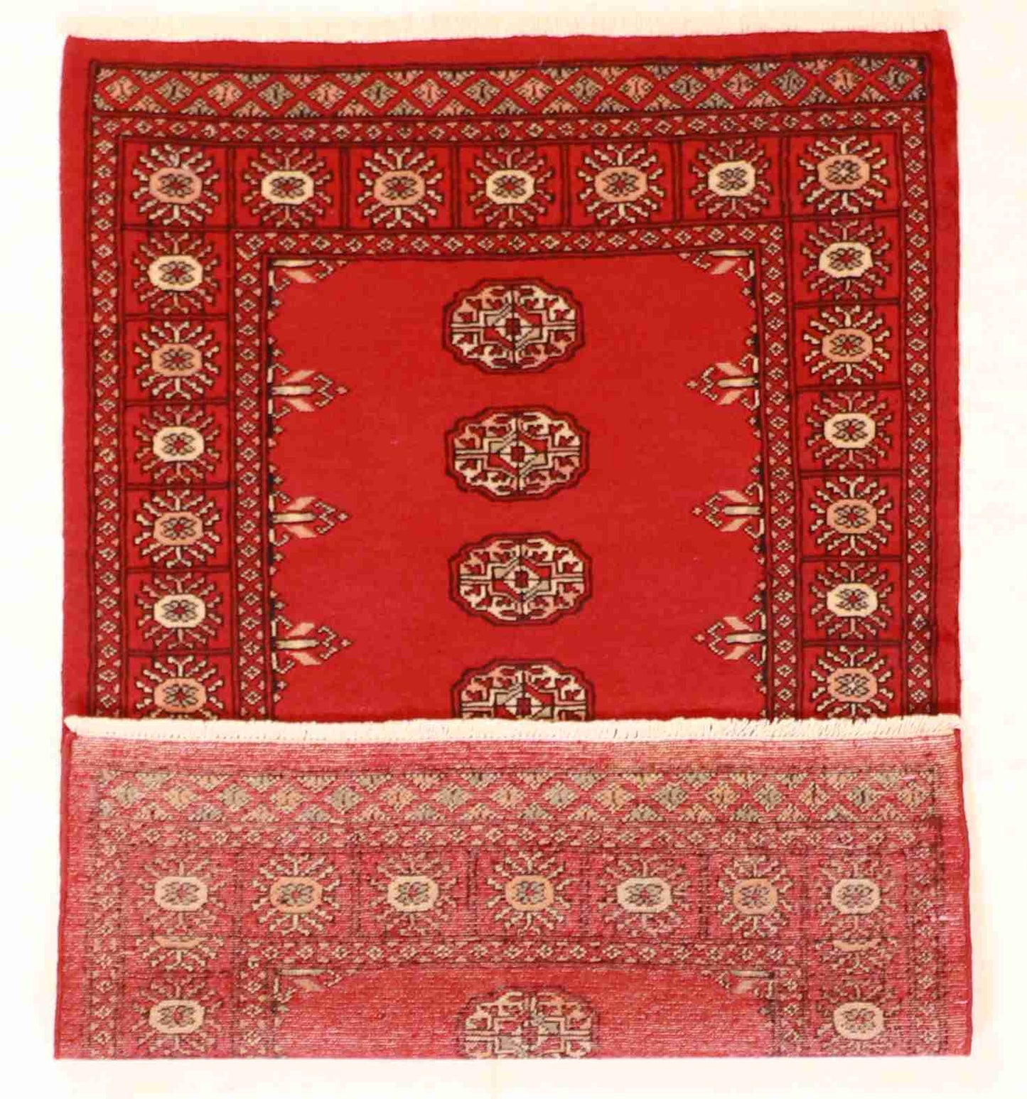 W 3.3 L 5 Bokhara 100% Wool Handmade All Over Design - 61215