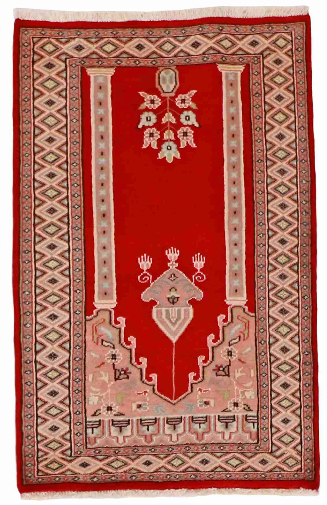 W 2.7 L 4.1 Bokhara 100% Wool Handmade All Over Design - 61222