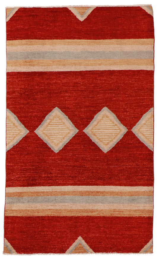 3x5 - Mountain Modern Fine/Wool All Over Rectangle - Hand Knotted Rug