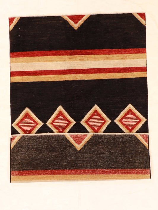 4x6 - Mountain  Modern Fine All Over Rectangle - Hand Knotted Rug