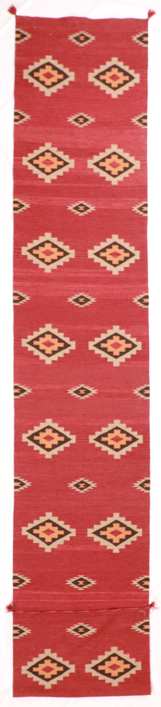 Runner- Kilim Navajo Rectangle - Hand Knotted Rug