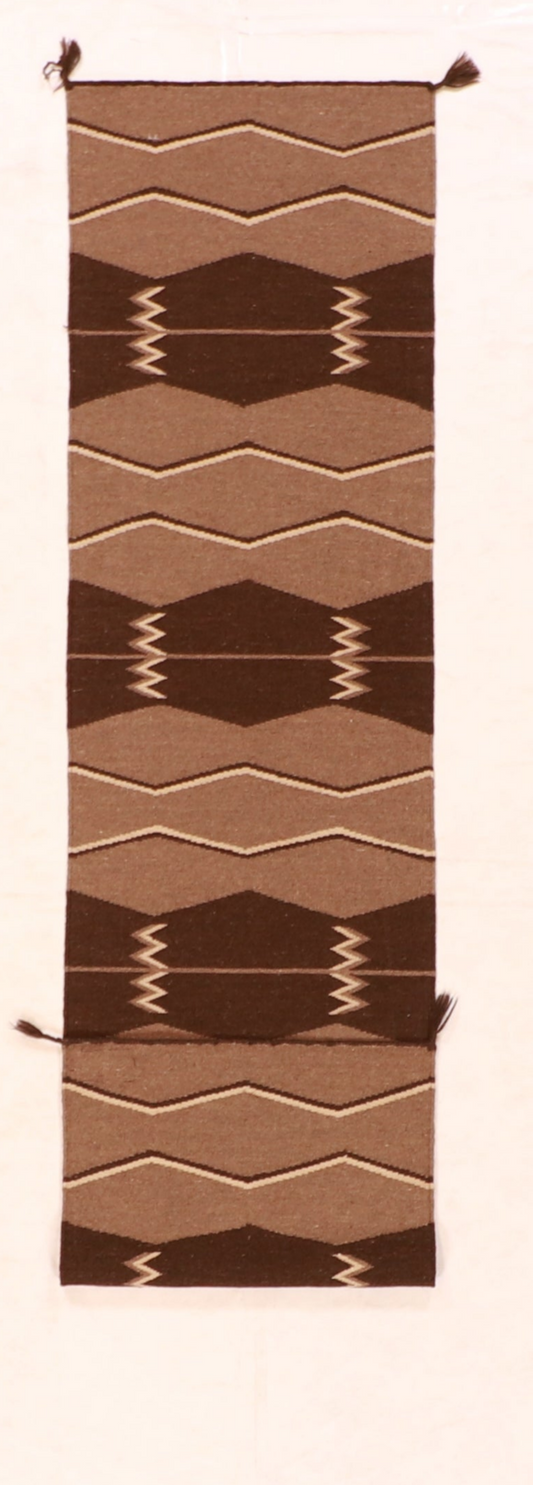 Runner - Navajo Fine Wool All Over Rectangle - Hand Knotted Rug