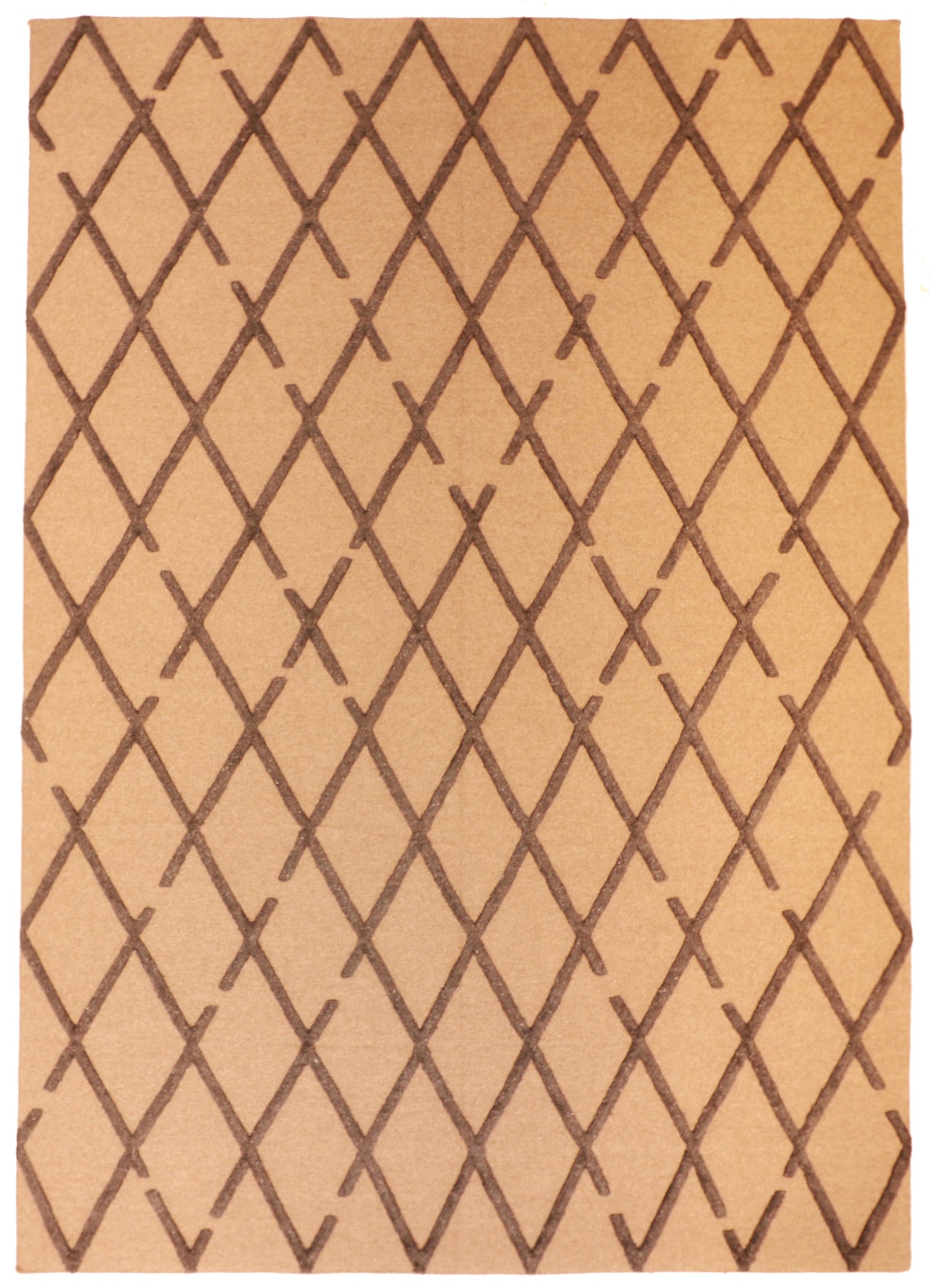 10x15 - Modern Wool All Over Rectangle - Hand Knotted Rug