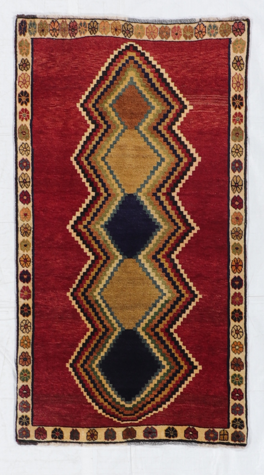 4x6 - Gabbeh Fine/Wool All Over Rectangle - Hand Knotted Rug